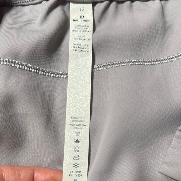 Lululemon Athletica Light Gray Pants - Picture 2 of 4